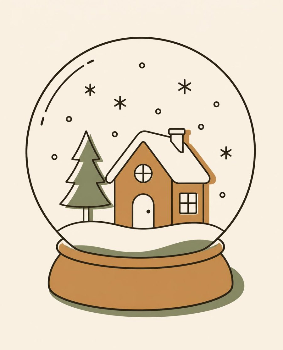 Snow Globe illustration